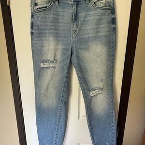 KanCan Light Blue Distressed Skinny Jeans